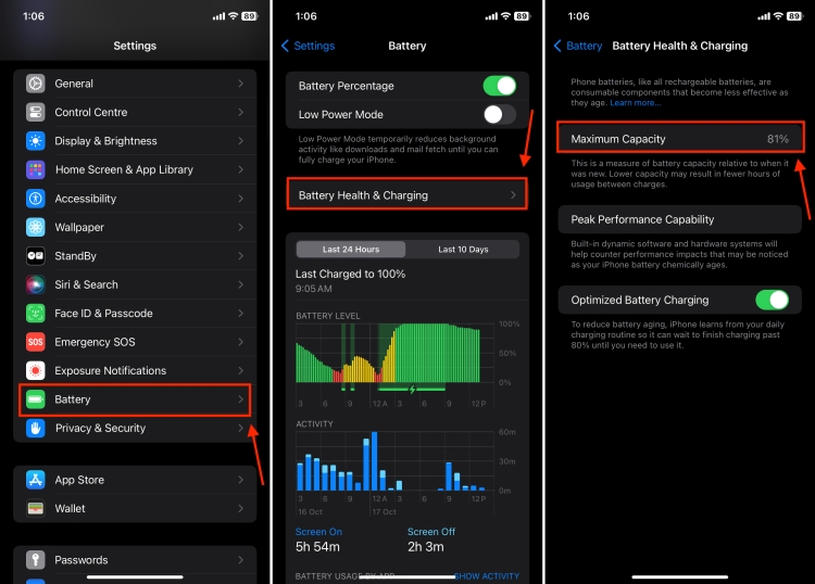 How to Check Battery Health on iPhone