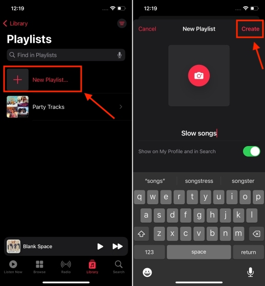 How to Create a Playlist in Apple Music on iPhone