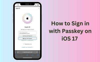 How to Sign in with Passkey on iOS 17.