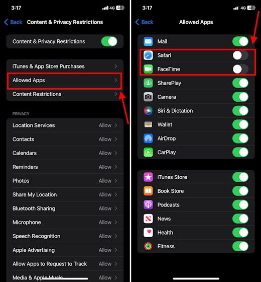 How to hide stock apps on iPhone