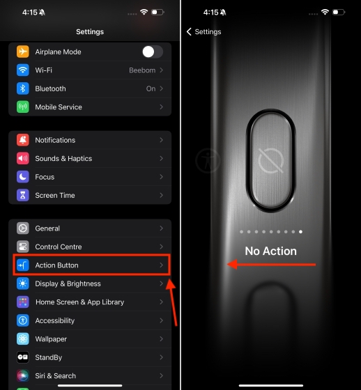 How to turn off Action Button on iPhone 15 Pro