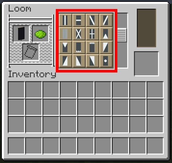 Second part of the loom's UI highlighted in the center