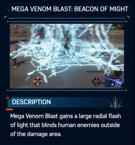 Mega Venom blast Spider-Man 2 