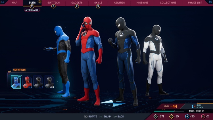New Blue suit spider-man 2