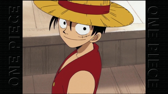 Luffy with his Straw Hat