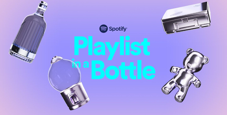 Spotify Playlist in a Bottle banner