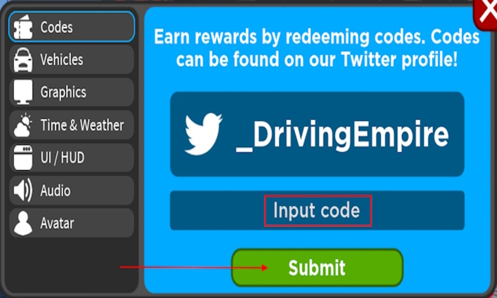 Driving Empire Codes (December 2023) - Roblox