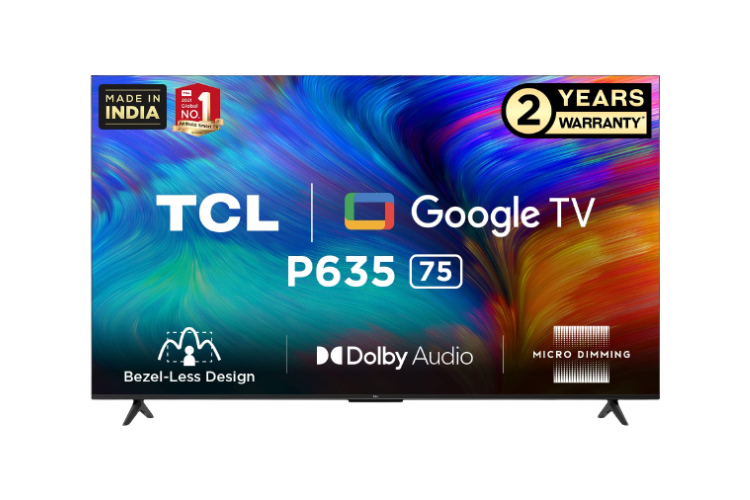 TCL 75P635 Front Design