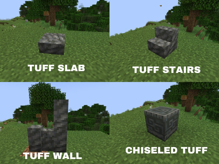 New tuff blocks