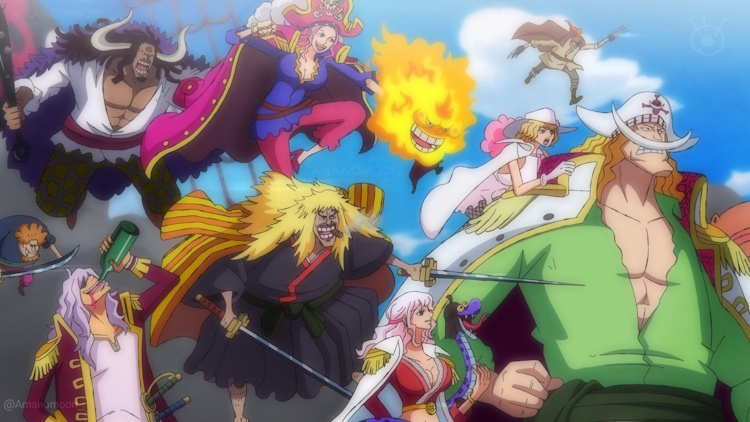 Every Crew Member of the Rocks Pirates in One Piece