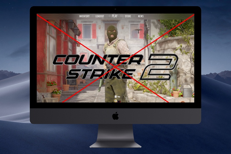 Counter Strike 2 (Source 2) Running at 2560x1600 60 FPS Macbook