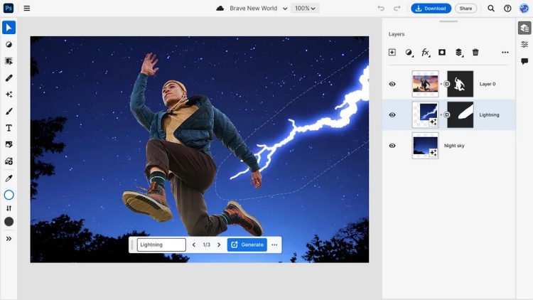 photoshop photo editing app running on google chromebook plus laptop