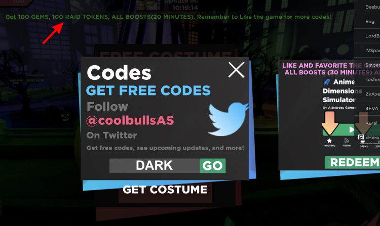 Anime Dimensions codes in Roblox: Free Gems and Boosts (April 2022)