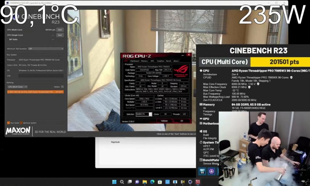 AMD Ryzen Threadripper 7995WX Content Creation Preview