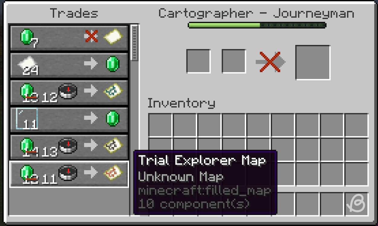 Trial explorer map cartographer is selling