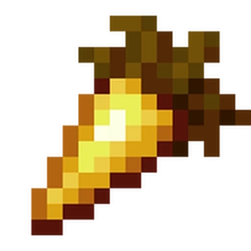 Golden carrot - best food item in Minecraft