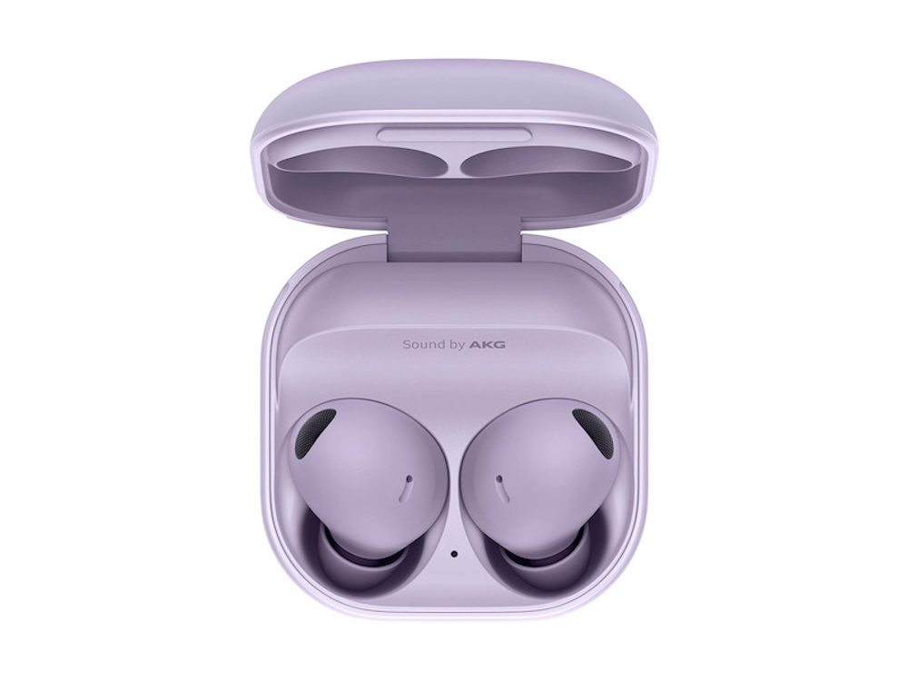 Samsung Galaxy Buds 2 Pro charging case and buds design