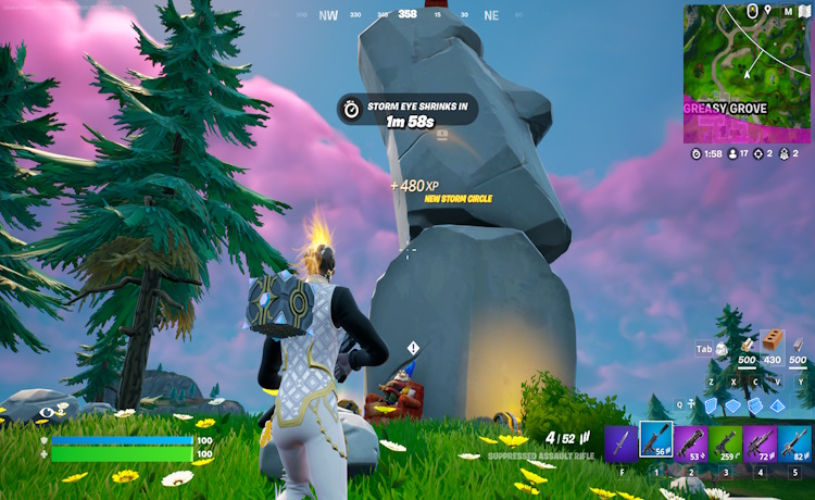 Greasy Grove Statue Gnome Location