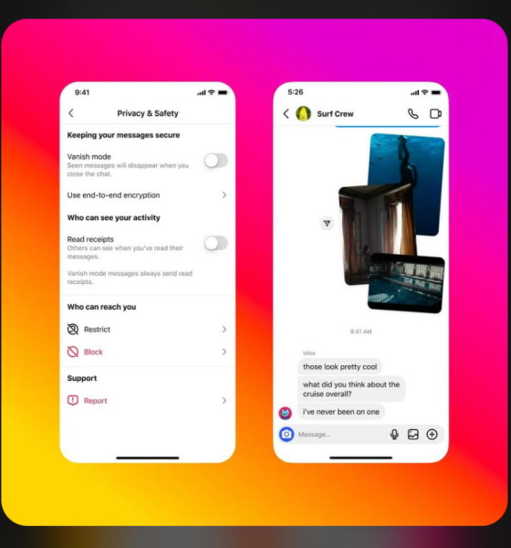 Désactivation des accusés de lecture Instagram