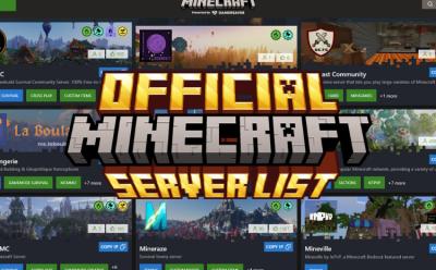 Browse through the official Minecraft Server List