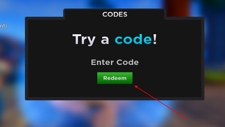 Redeem code in Haze Piece