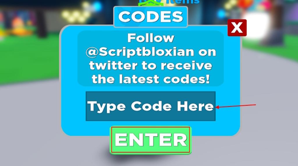 Redeem code option new