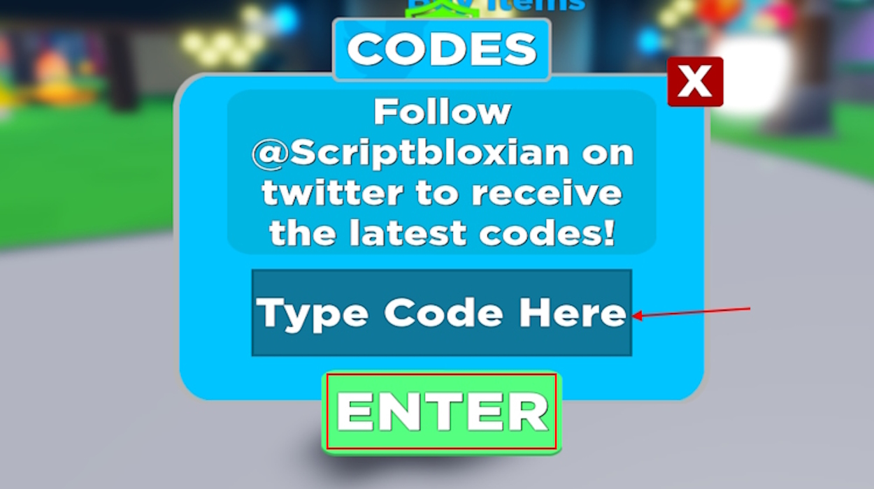 Redeem code option new