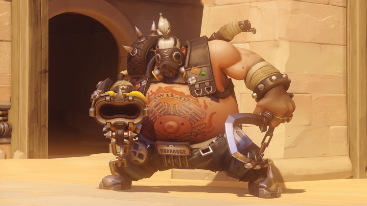 Héros de char Roadhog dans Overwatch 2 