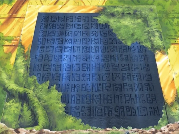 Historical Poneglyphs in Sky Island