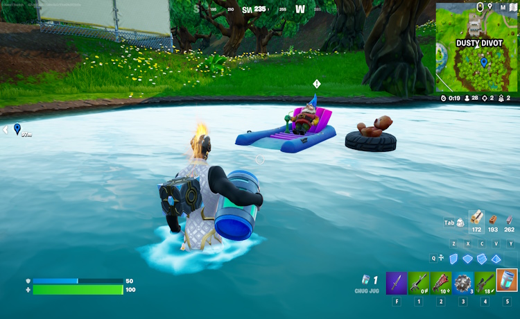 Small Pond of Dusky Divot Gnome Location