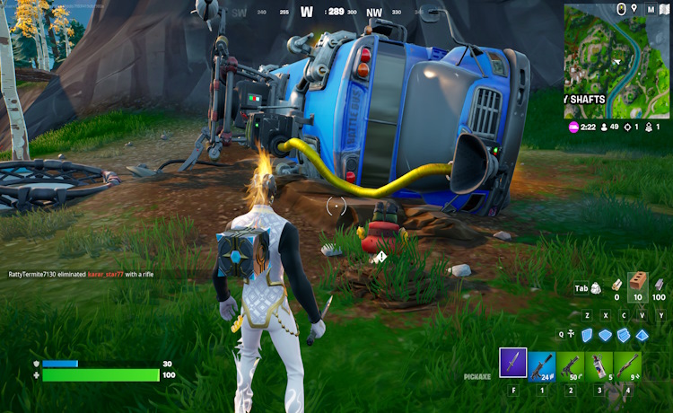 The Broken Bus on Shifty Shafts Hill