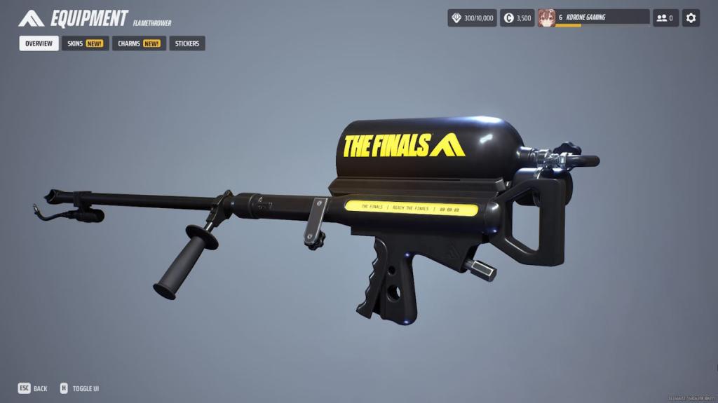 The Finals best weapon Flamethrower