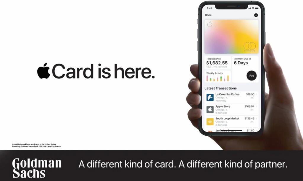 apple card partner is goldman sachs 2019 advertisement