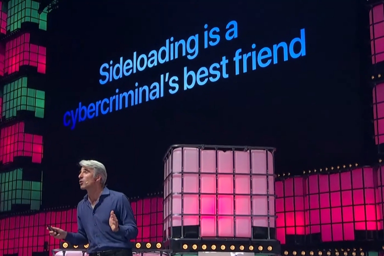 apple senior vp craig federighi talking about sideloading 