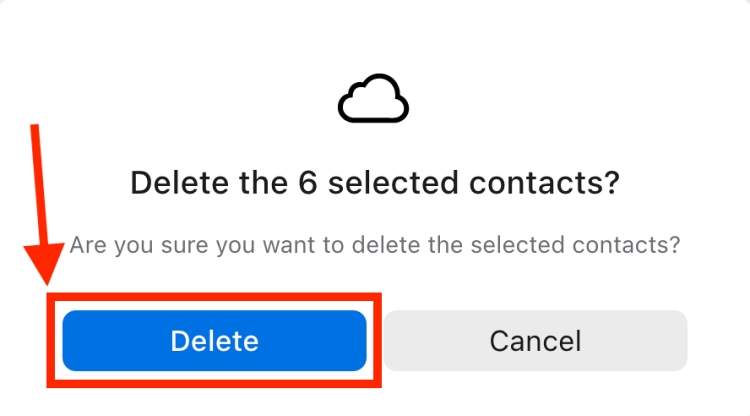 Delete Multiple Contacts
