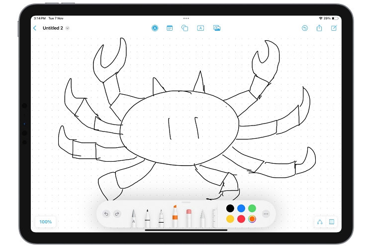 freeform sketching app