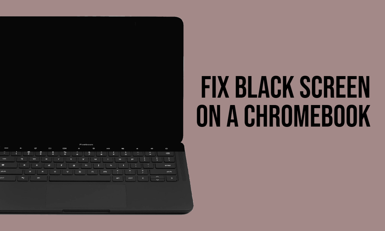 how to fix black screen on laptop chromebook