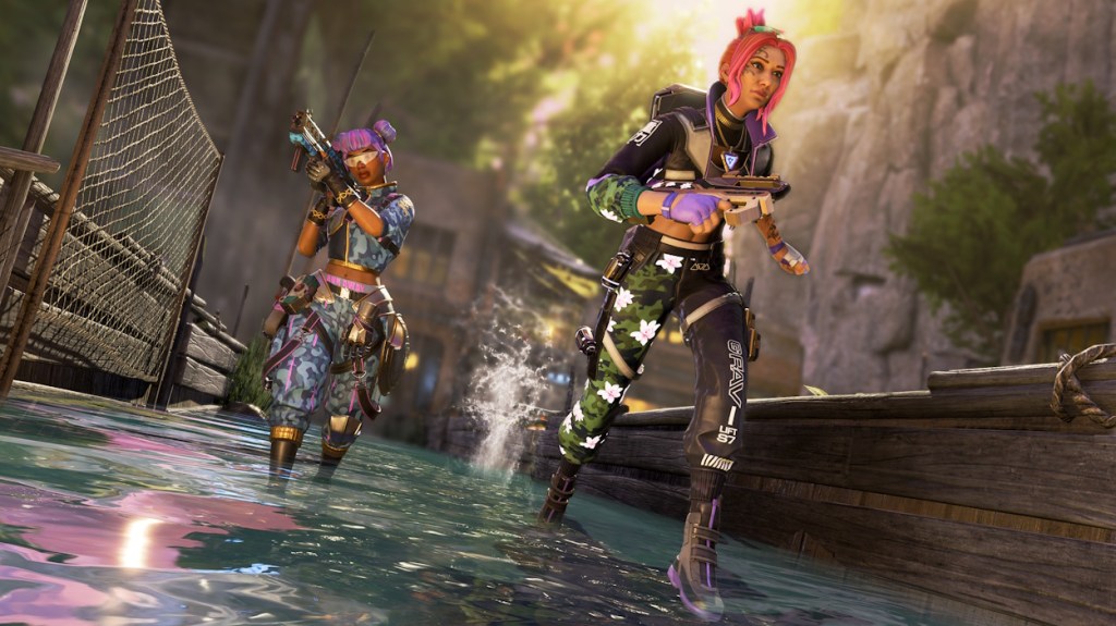 lifeline and horizon with post malone event skins in apex legends