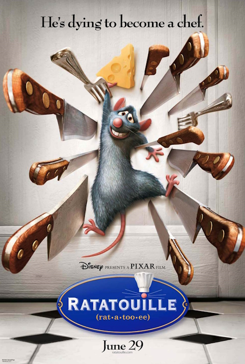 Poster of Ratatouille (2007)