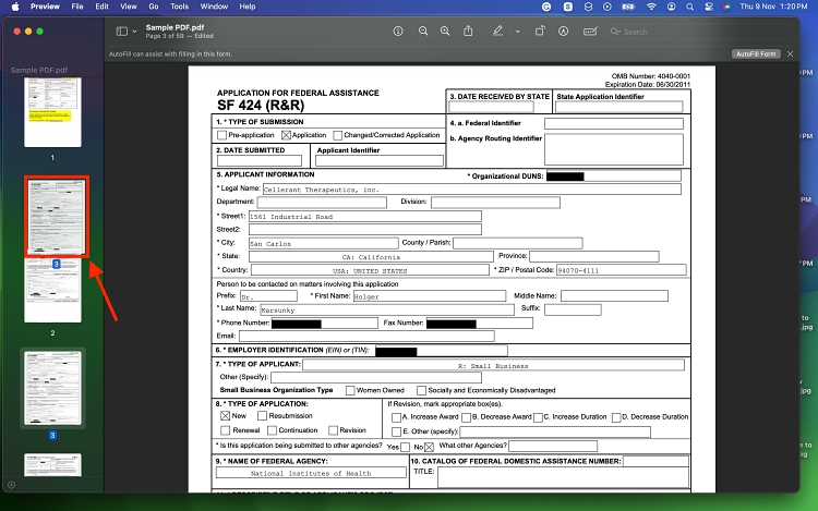 rearrange PDF pages