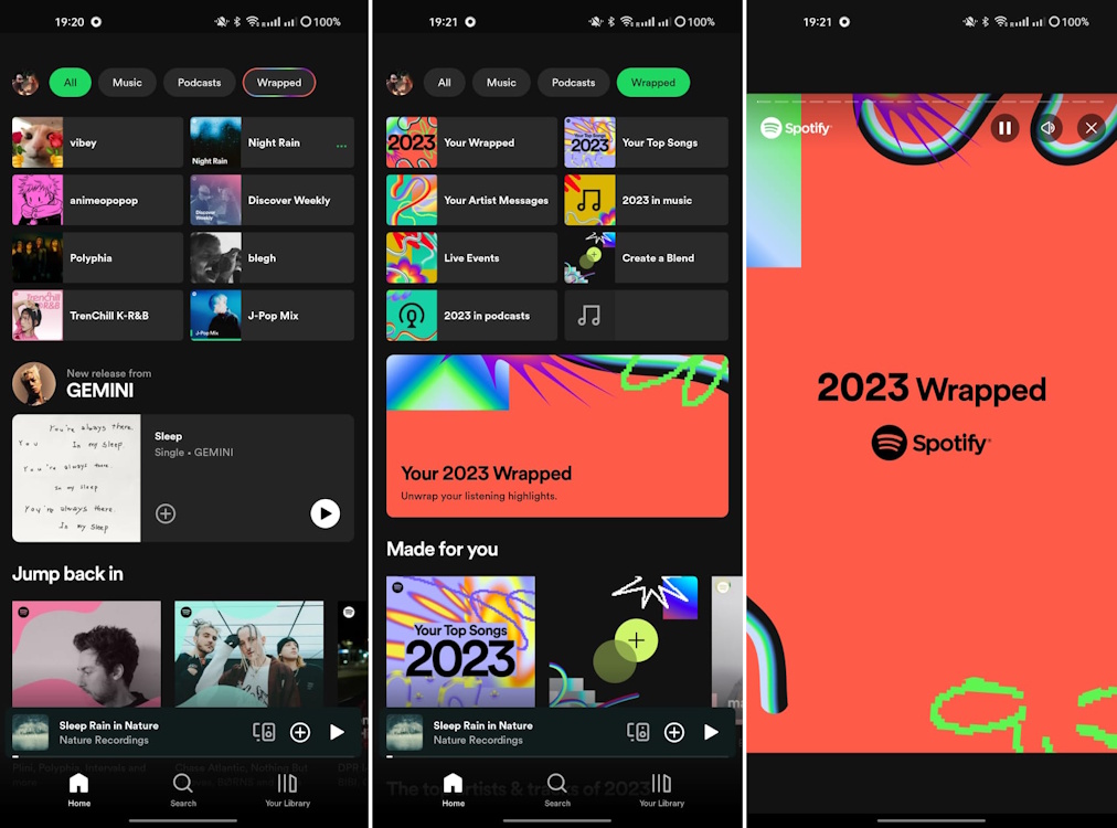 spotify wrapped on android and iphone
