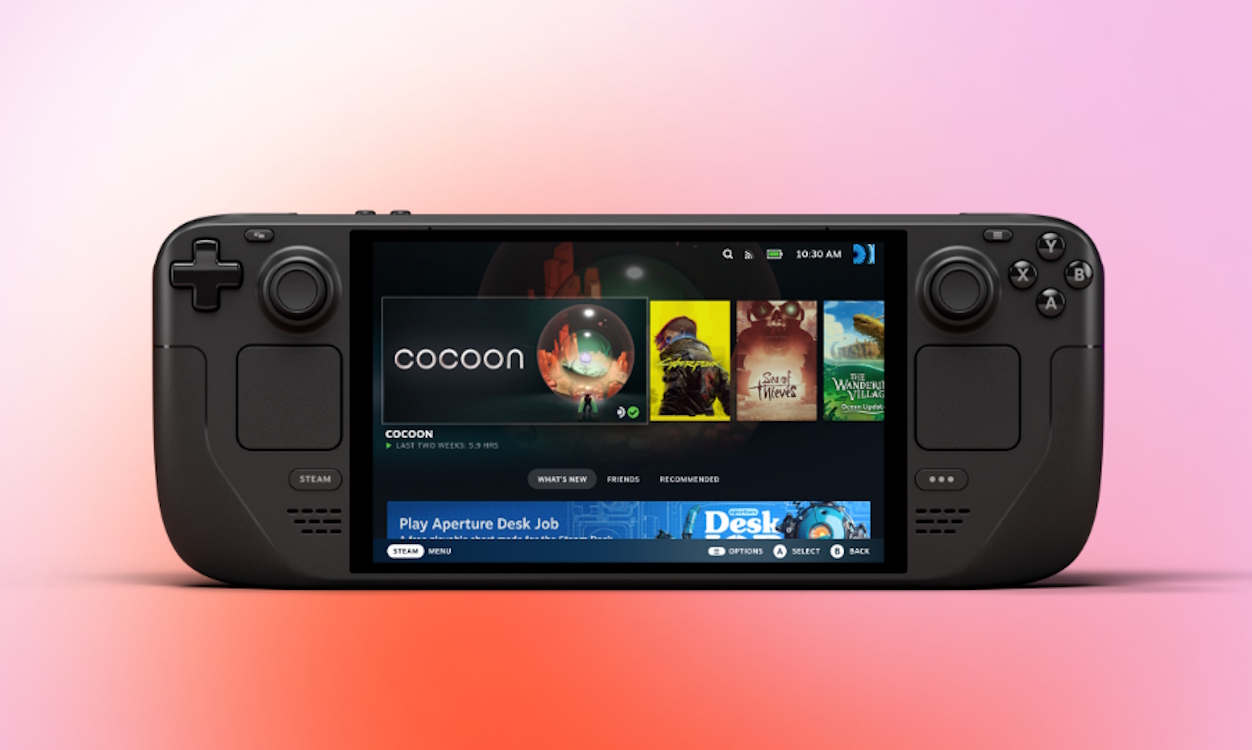 Steam Deck OLED Goes Official with a Bigger Battery, New CPU 