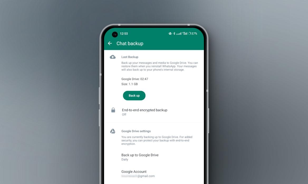 whatsapp chat backup on google drive