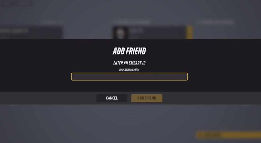 Add your friends Embark ID to add them in The Finals