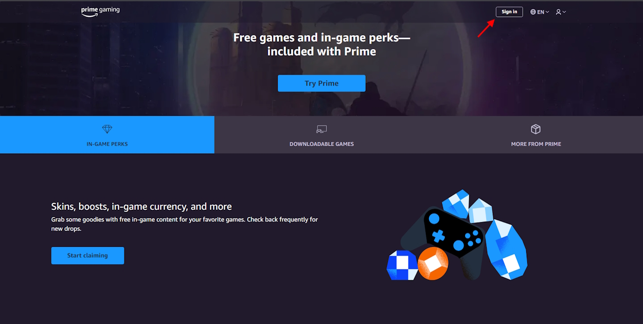 How to Claim Your Free Games and In-Game Items From Prime Gaming