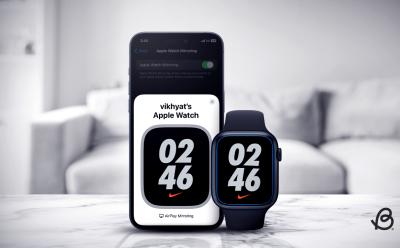 Apple Watch Mirroring on iPhone