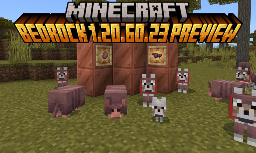 Armadillo and Wolf Armor Now Live in Latest Minecraft Bedrock Preview

https://beebom.com/wp-content/uploads/2023/12/Armadillo-Bedrock-Preview-armadillo-mobs-wolves-with-wolf-armor-and-scutes-and-wolf-armor-in-item-frames.jpg?w=1024&quality=75