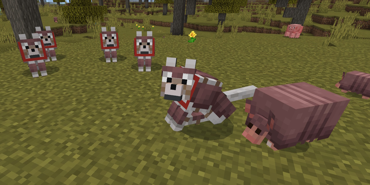 Armadillo and Wolf Armor Now Live in Latest Minecraft Bedrock Preview ...