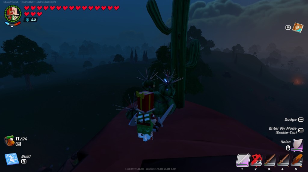 Flexwood cactus in LEGO Fortnite