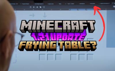 Frying table leak in the latest Minecraft video